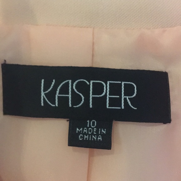 Kasper blush ruffled suit - Picture 3 of 14